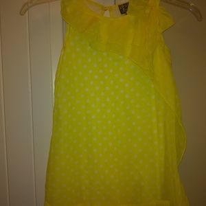 Pink Violet canary yellow dress